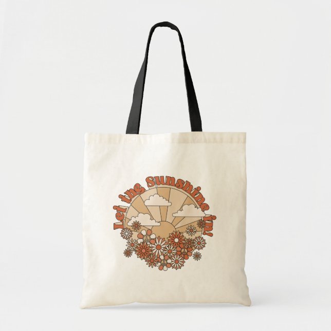 Tote Bag Laisser briller le soleil dans la marguerite Super (Devant)