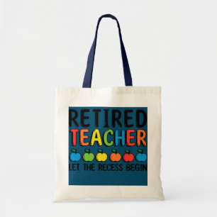 Tote Bag Laisser La Récession Commencer La Retraite De L'En