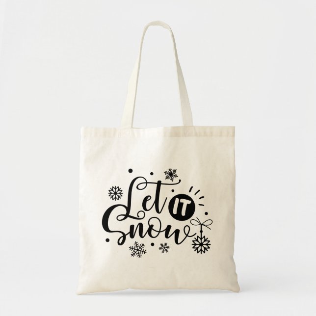Tote Bag Laisser neiger (Devant)