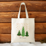 Tote Bag Laisser neiger des cadeaux de Noël pour elle<br><div class="desc">Laisser neiger cadeaux de Noël pour son sac fourre-tout,  les arbres de Noël et les flocons de neige sacs fourre-tout simples cadeaux de Noël pour maman cadeaux de Noël idées</div>