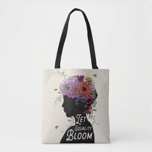 Tote Bag Laissez la fleur d'égalité - Fourre-tout (Devant)