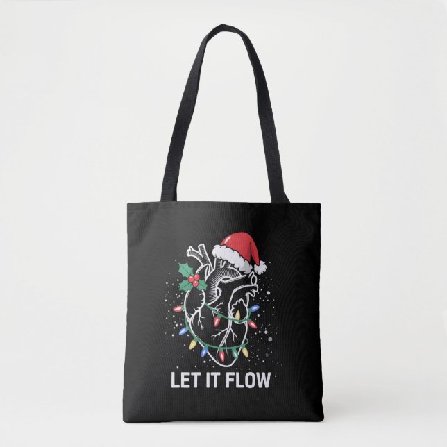 Tote Bag Laissez-le couler Anatomie Coeur Cardiaque Infirmi (Devant)