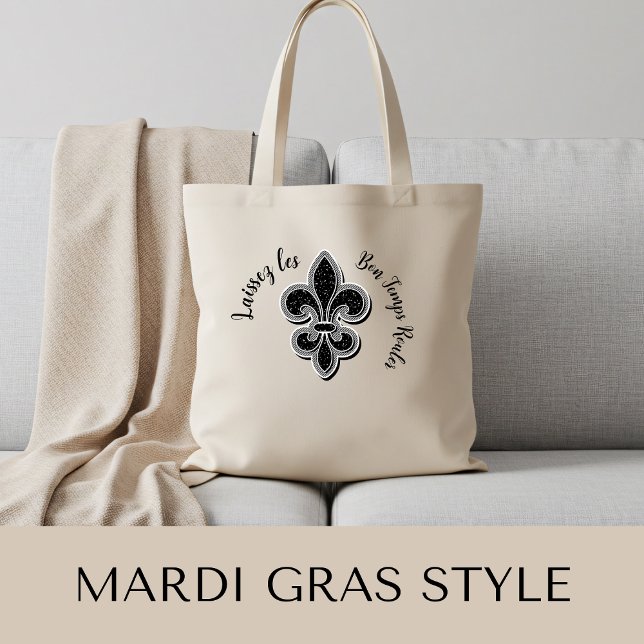 Tote Bag Laissez les Bon Temps Rouler (Créateur téléchargé)