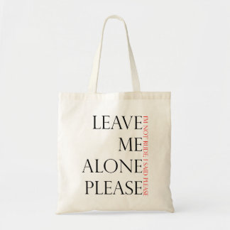 Tote Bag Laissez-moi seul Fourre-tout
