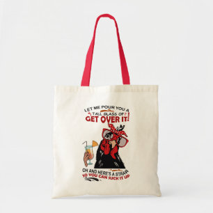 TOTE BAG LAISSEZ-MOI VOUS VERRE UN GRAND VERRE D'OBTENIR SU