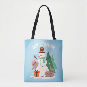Tote Bag Laissez Tomber la Neige les Amis