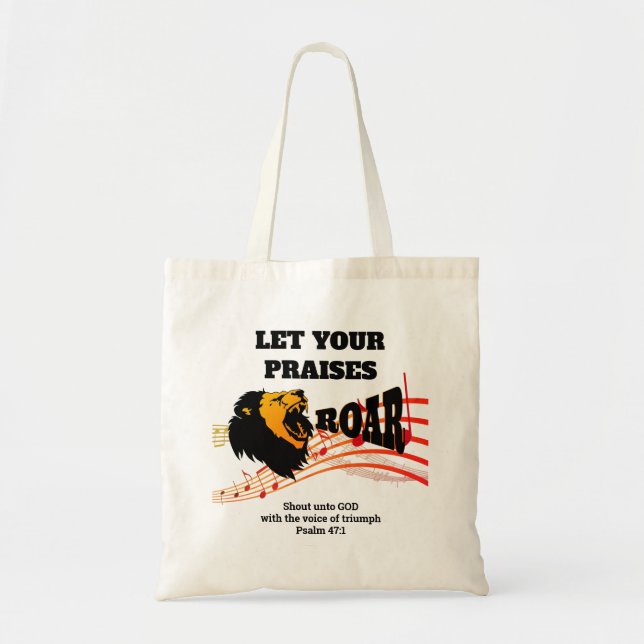 Tote Bag LAISSEZ VOS PRIÈRES ROAR Christian (Devant)