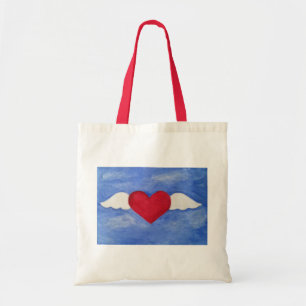 Tote Bag Laissez votre coeur monter fourre-tout