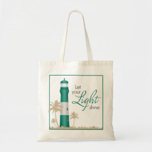 Tote Bag "Laissez votre éclat léger !" Vert de Fourre-tou