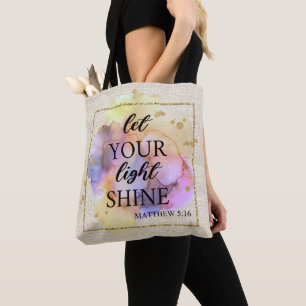 Tote Bag Laissez votre lumière briller 