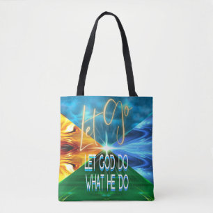 Tote Bag Laissons Dieu Faire Ce Qu'Il Fait