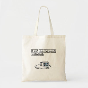Tote Bag Lait, Drôle Phrase Positive