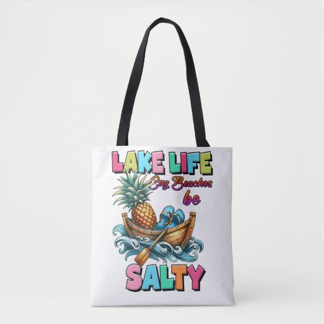 Tote Bag Lake Life (Devant)