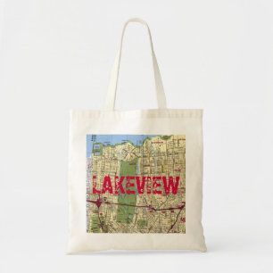 Tote Bag LAKEVIEW, Nouvelle-Orléans MAP