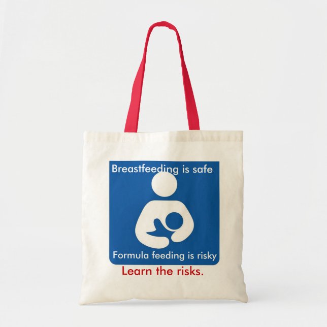 Tote Bag L'alimentation de formule est risquée (Devant)