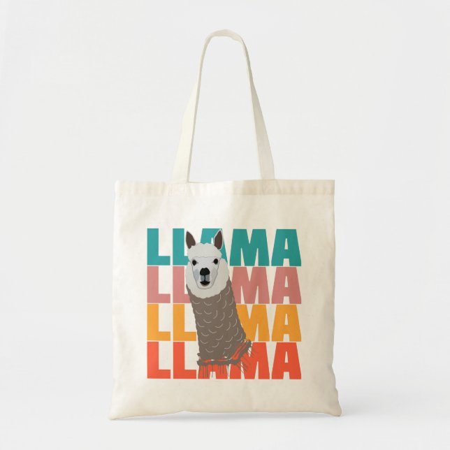 TOTE BAG LAMA. (Devant)
