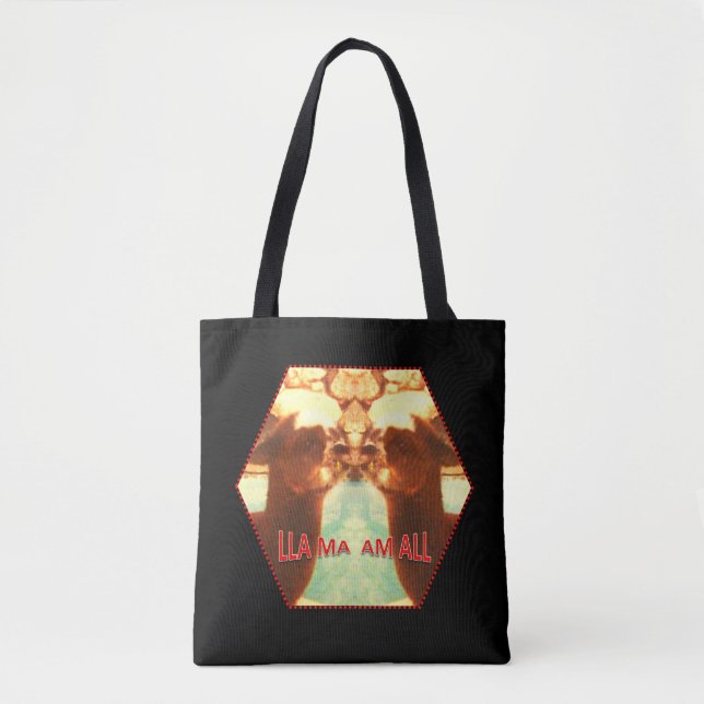 Tote Bag Lama Cusco Pérou (Devant)