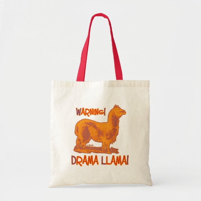 Tote Bag Lama de drame (Devant)