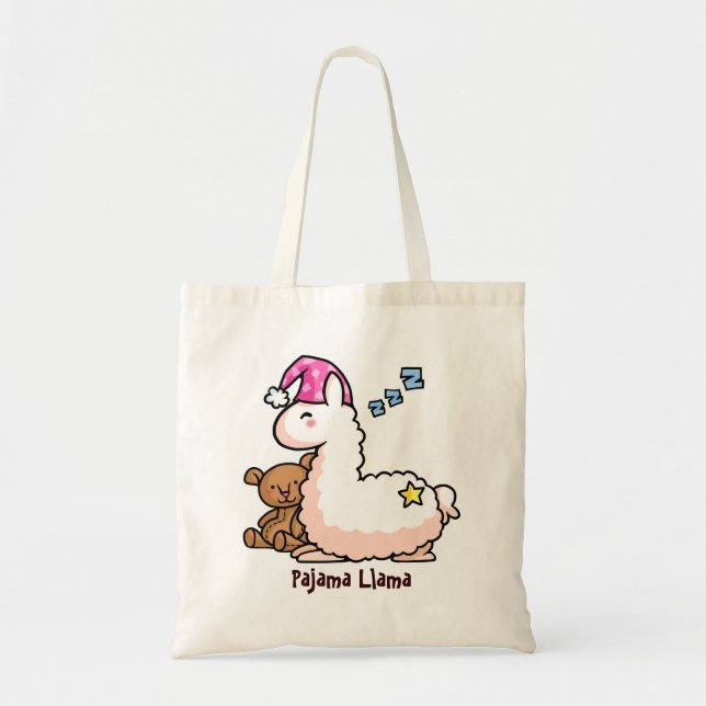 Tote Bag Lama de pyjama (Devant)