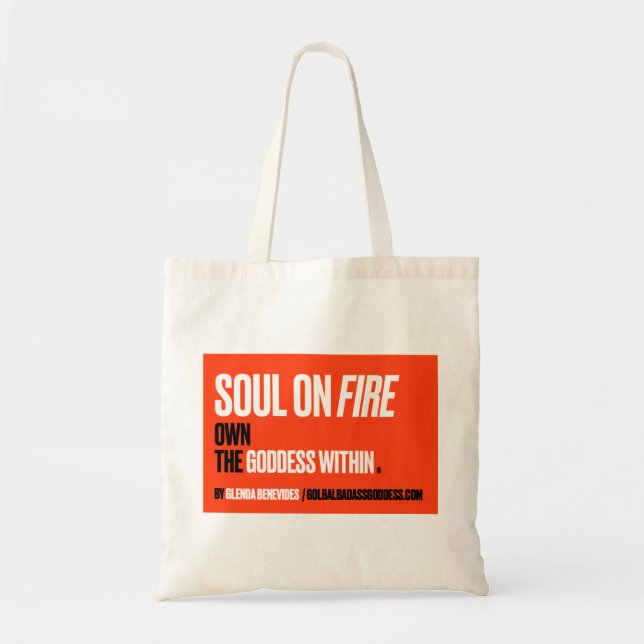 Tote Bag L'âme en feu fourre-tout (Devant)