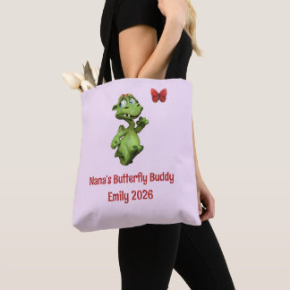 Tote Bag L'amie papillon de Nana Nom personnalisé pour fill