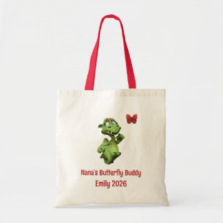 Tote Bag L'amie papillon de Nana Nom personnalisé pour fill