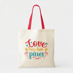 Tote Bag L'amour a quatre pattes de chien