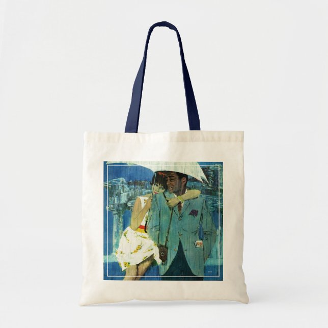 Tote Bag L'amour arrive à Miss Lucas (Devant)