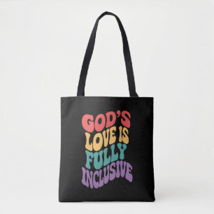Tote Bag L'Amour de Dieu est entièrement inclusif Christian