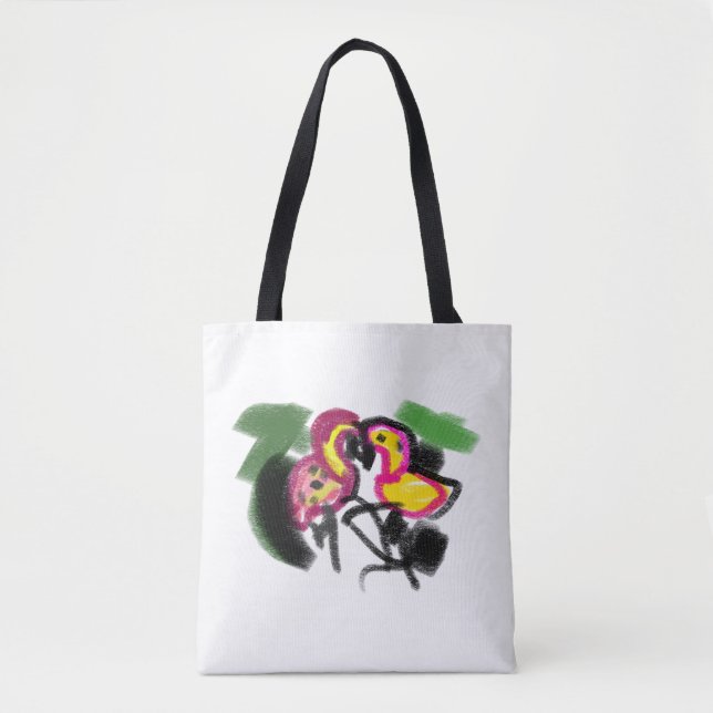 Tote Bag l'amour de Flaming  (Devant)
