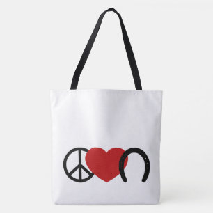 Tote Bag L'amour de la paix