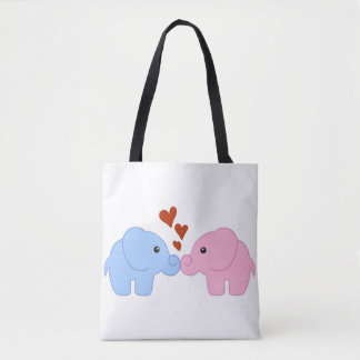 Tote Bag L'amour de l'éléphant