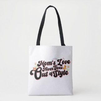 Tote Bag L'amour de maman ne se démode jamais, joli rétro