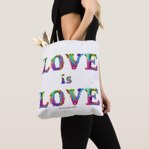 Tote Bag L'amour de SlipperyJoe est amour spray peinture ga