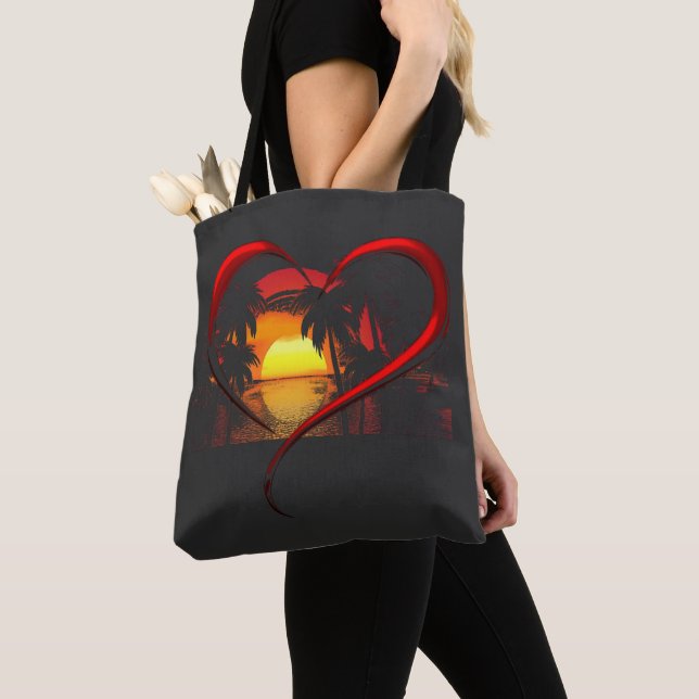 Tote Bag L'amour de Valentine (De près)