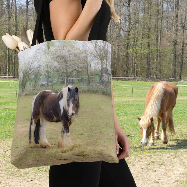 Tote Bag L'amour du cheval - mignon bricoleur (Créateur téléchargé)