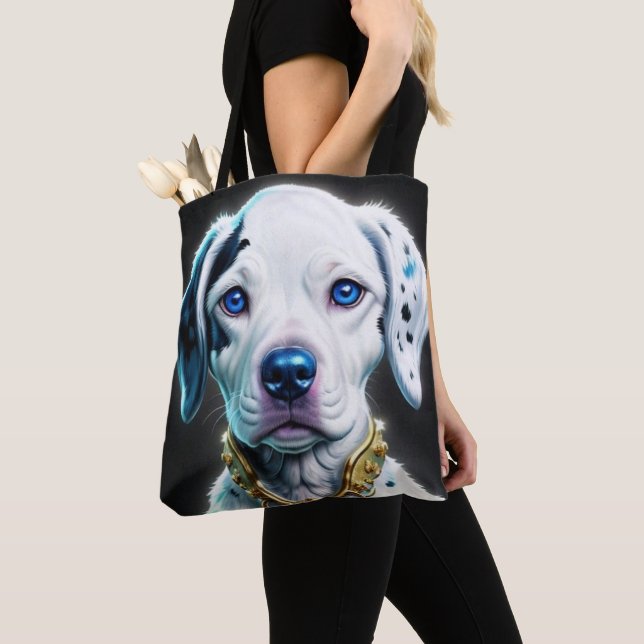 Tote Bag L'amour du chiot (set 2) (De près)