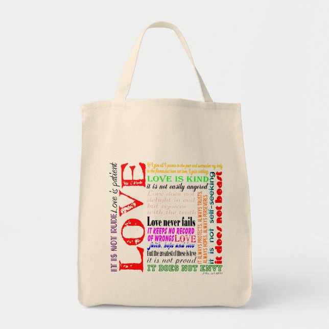 Tote Bag L'amour est… (Devant)