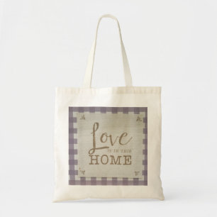 Tote Bag l'amour est à la maison