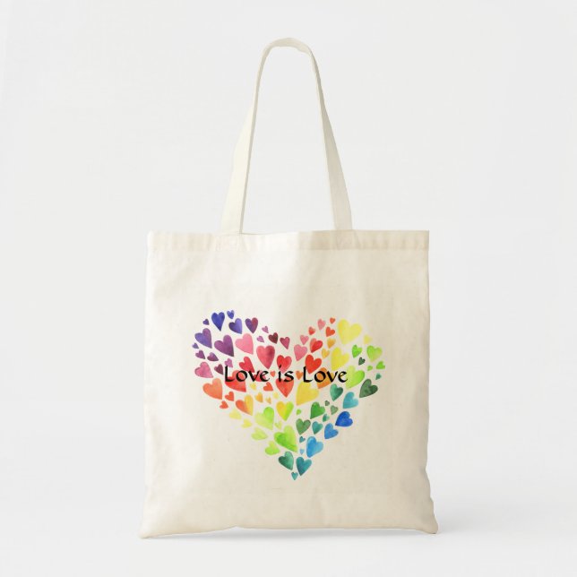 Tote Bag L'amour est budget Fourre-tout d'amour (Devant)