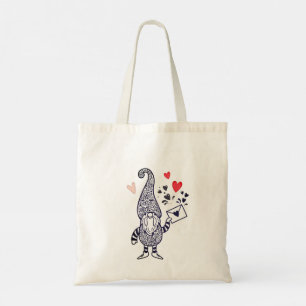 Tote Bag L'amour est dans l'air Gnomes dans une montgolfièr