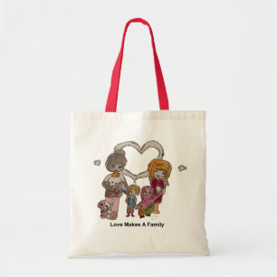 Tote Bag L'amour fait une famille par Ainsley--Fourre-tout