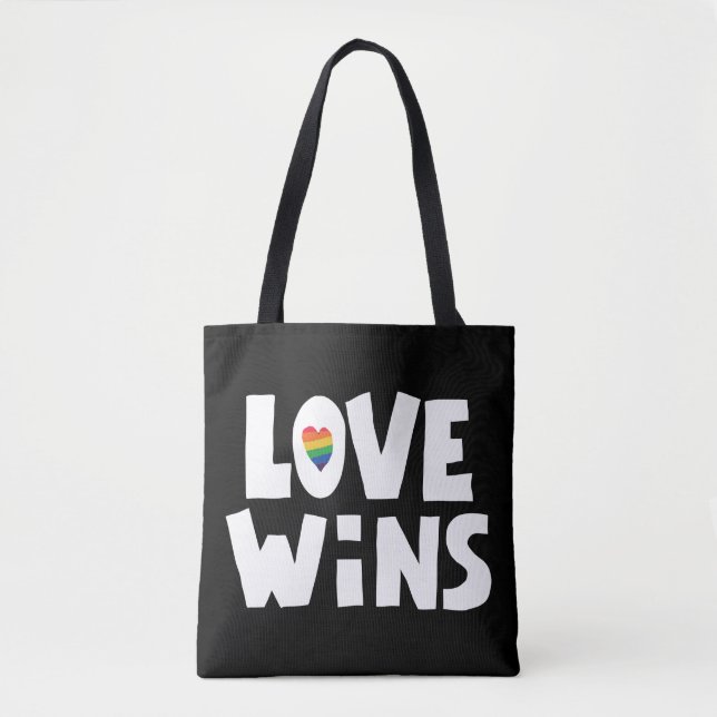 Tote Bag L'amour gagne (Devant)