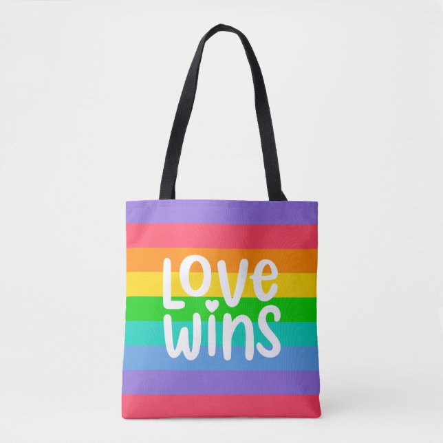 Tote Bag L'amour gagne (Devant)