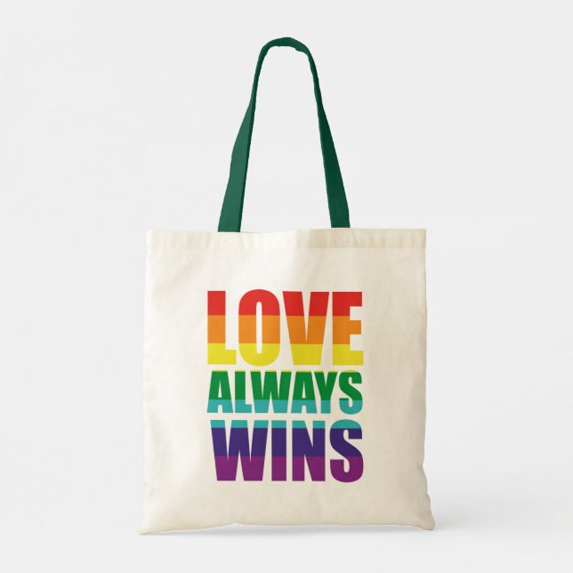 Tote Bag L'amour gagne toujours (Dos)
