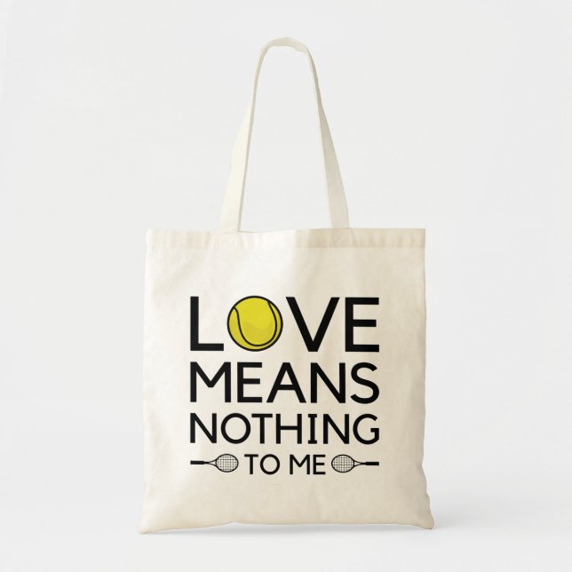 Tote Bag L'Amour Ne Signifie Rien Pour Moi (Devant)