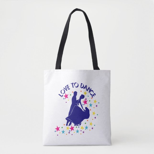 Tote Bag L'amour pour la danse (Devant)