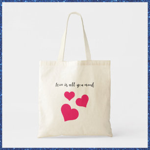 Tote Bag L'Amour Rose Est Tout Ce Dont Vous Avez Besoin Coe