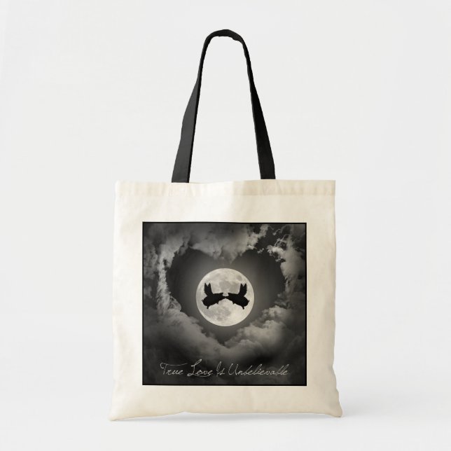 Tote Bag L'Amour Véritable Est Des Chiens Incroyables Qui V (Devant)