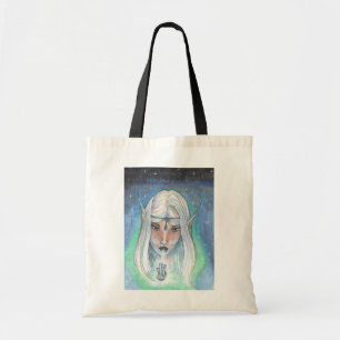 Tote Bag L'ange opacifie le cristal Elf de jaune de vert de
